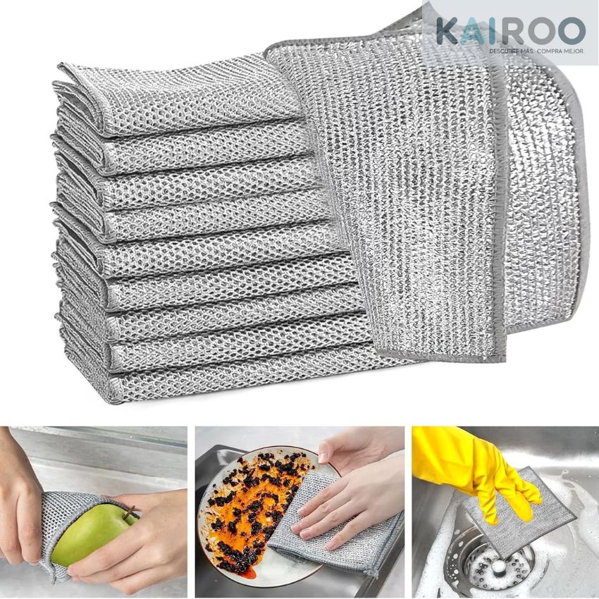 PAÑO ACERO MULTIUSO - MultiClean (Pack 10u)