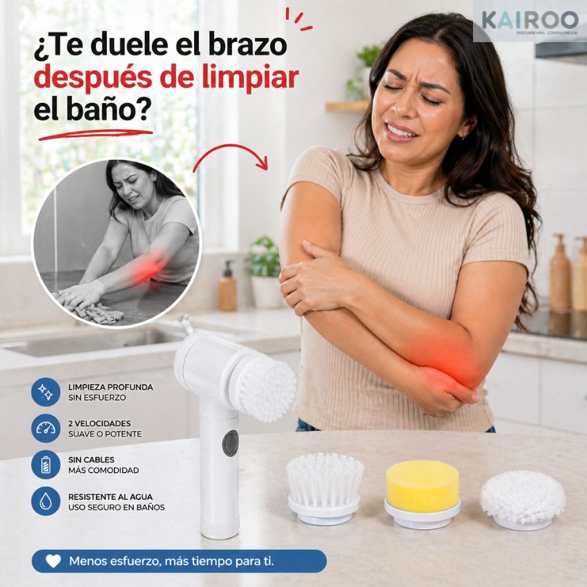 CEPILLO ELÉCTRICO PARA LIMPIEZA BrillaMax®