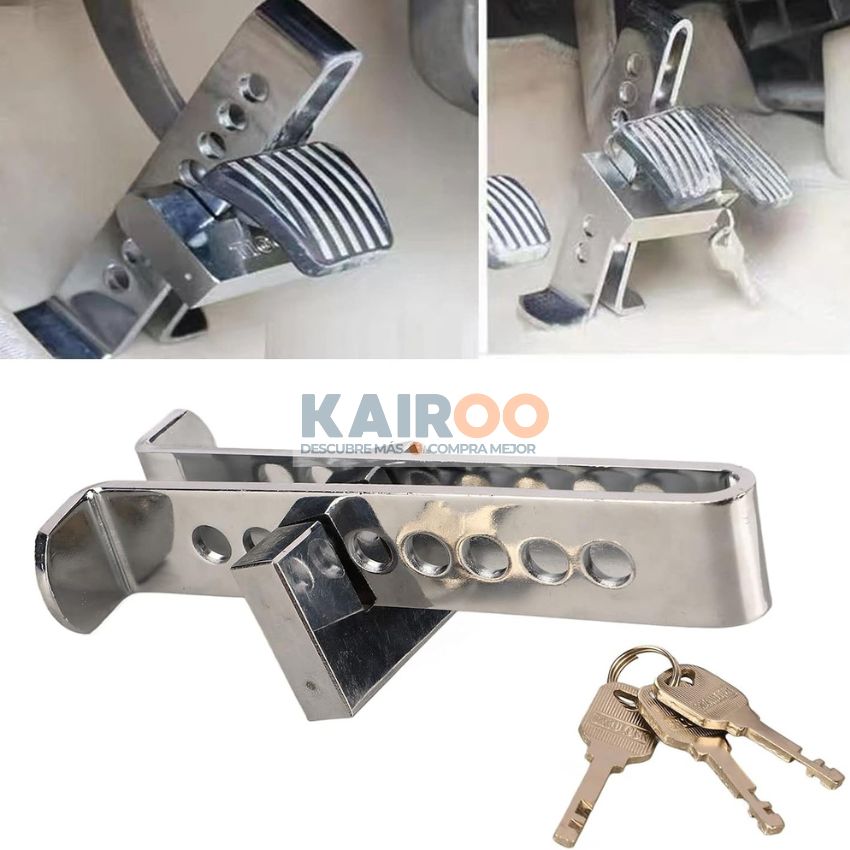 PEDAL BLOQUEO ANTIRROBO DE AUTO - LockGuard