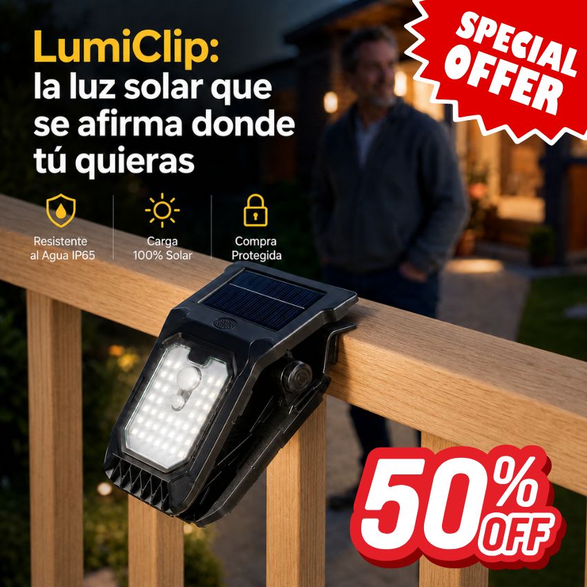 FOCO LED SOLAR EXTERIOR LumiClip
