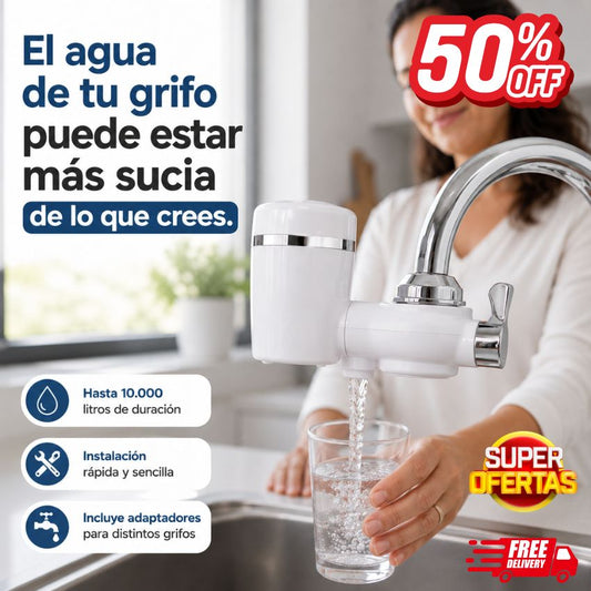 FILTRO PURIFICADOR DE AGUA - CARBÓN ACTIVADO