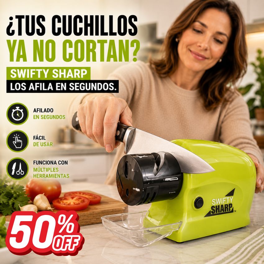 AFILADOR DE CUCHILLOS MULTIFUNCIONAL - Swifty Sharp