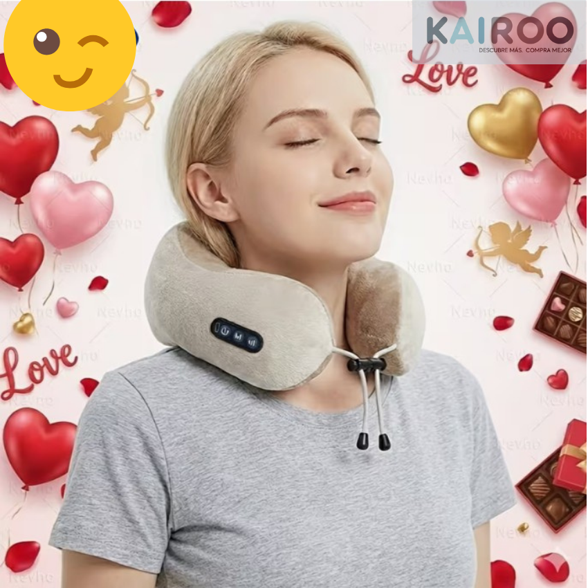 COJÍN MASAJEADOR CERVICAL - THERMA FLOW