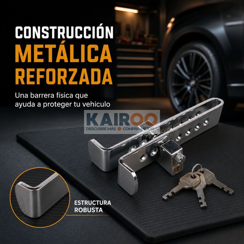 PEDAL BLOQUEO ANTIRROBO DE AUTO - LockGuard