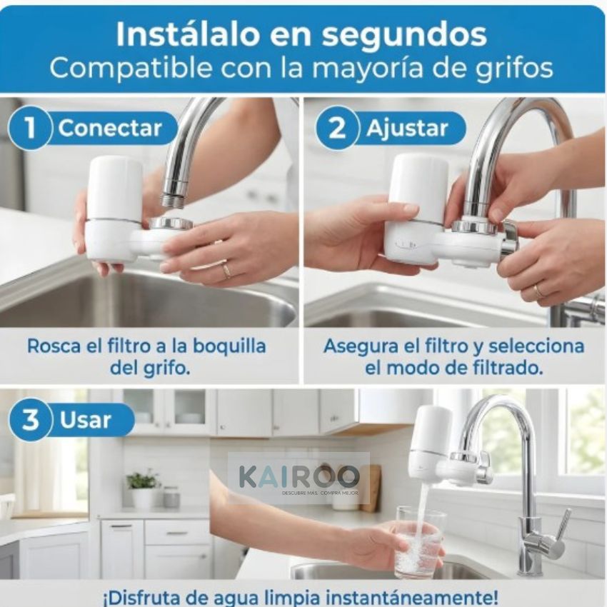 FILTRO PURIFICADOR DE AGUA - CARBÓN ACTIVADO