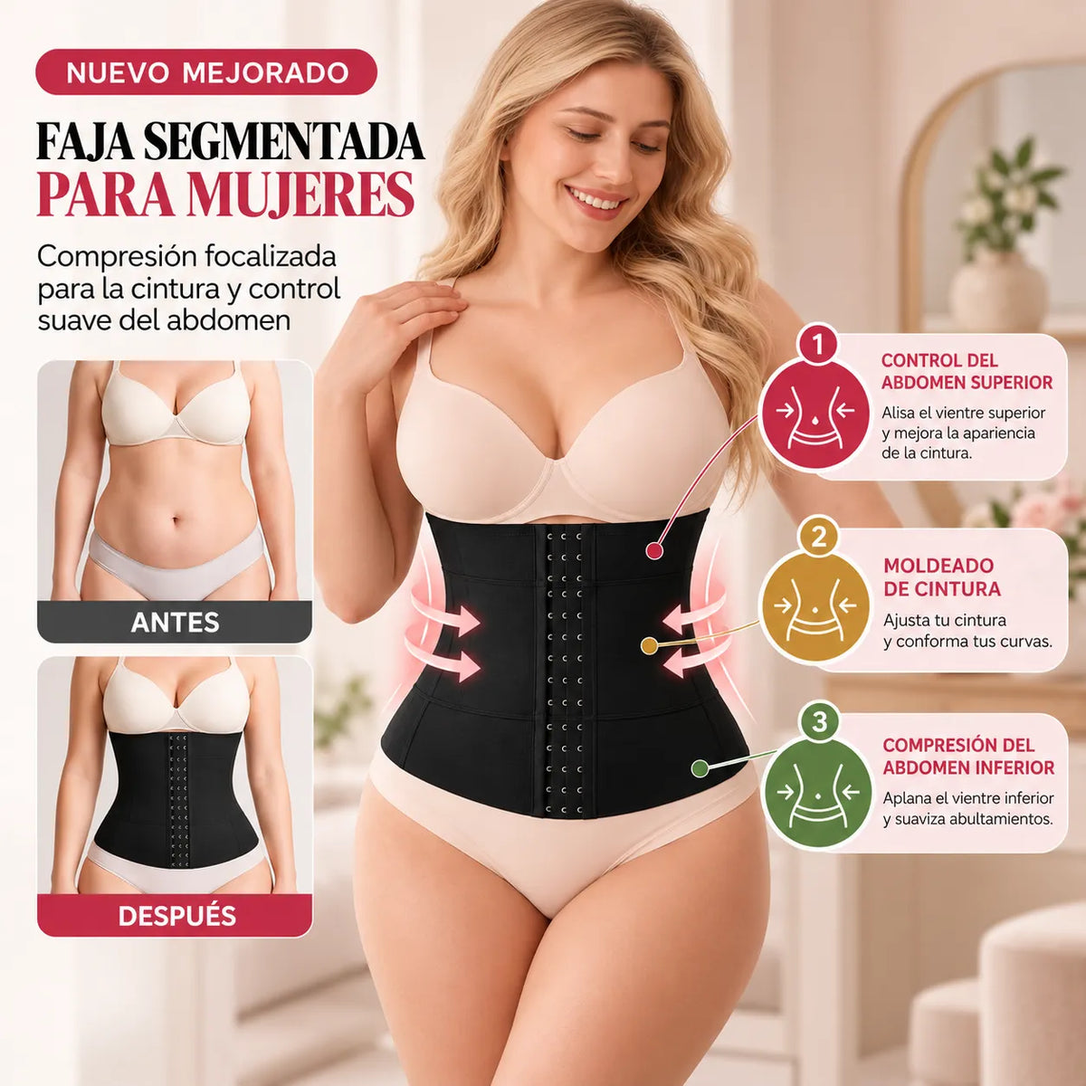 FAJA MOLDEADORA DE CINTURA - Nebility