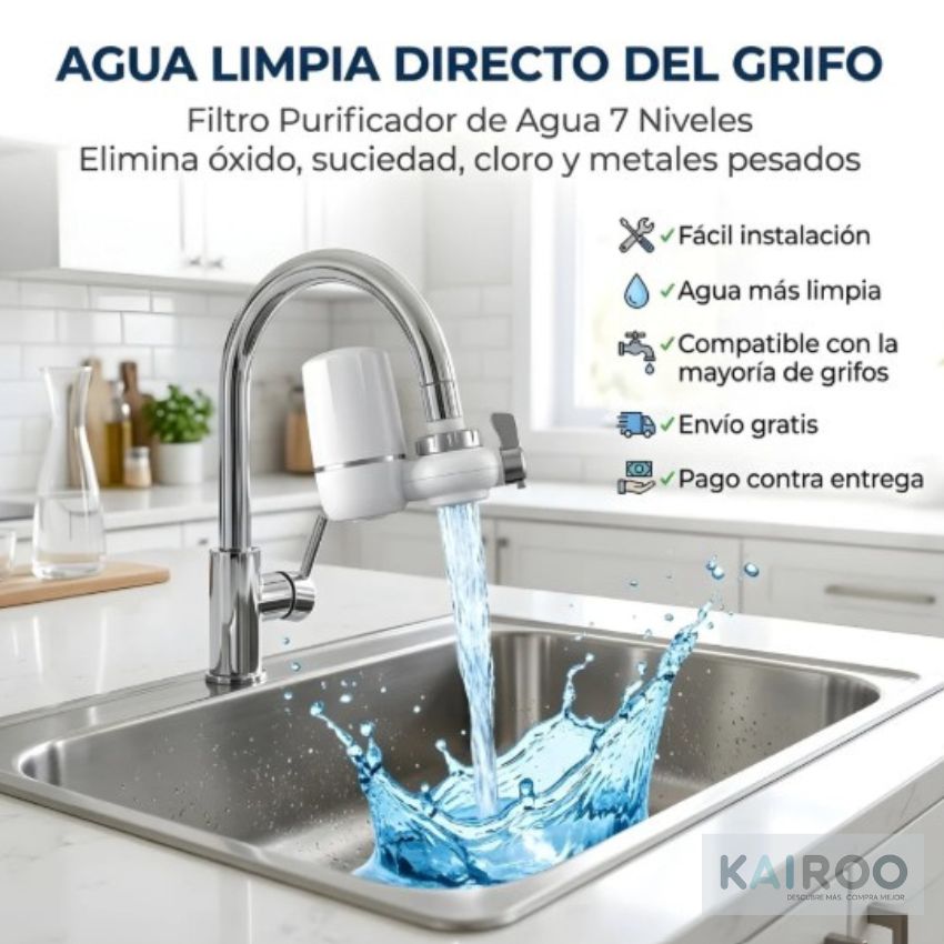 FILTRO PURIFICADOR DE AGUA - CARBÓN ACTIVADO