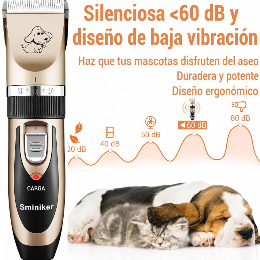 KIT CORTADORA DE PELO PARA MASCOTAS - PeluDog™