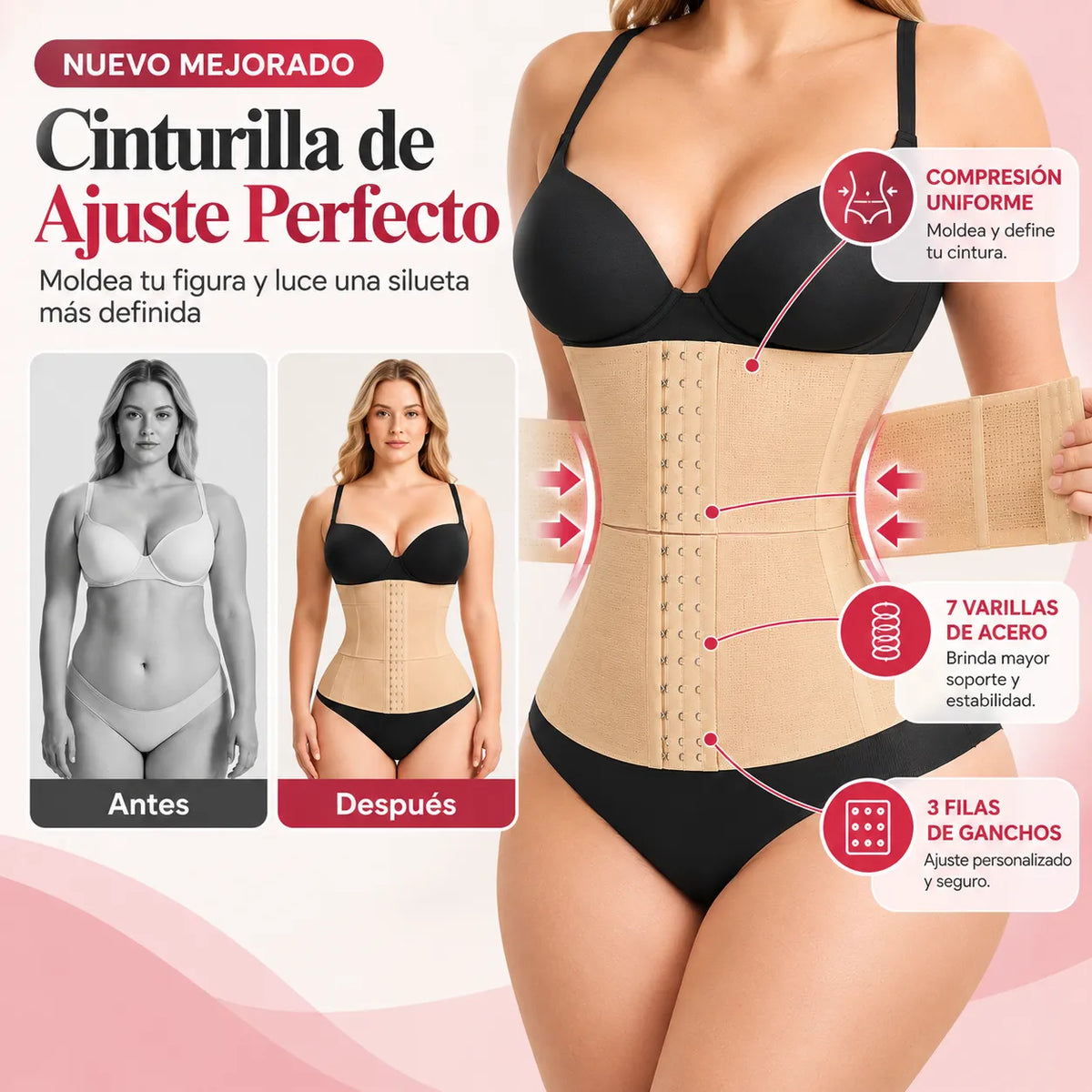 FAJA MOLDEADORA DE CINTURA - Nebility