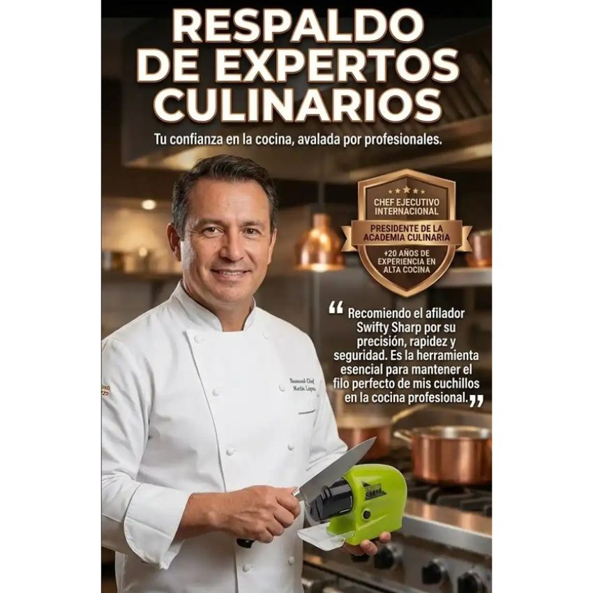 AFILADOR DE CUCHILLOS MULTIFUNCIONAL - Swifty Sharp
