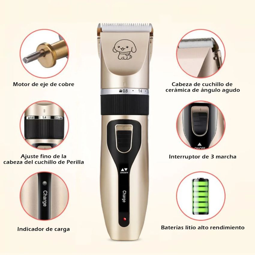 KIT CORTADORA DE PELO PARA MASCOTAS - PeluDog™