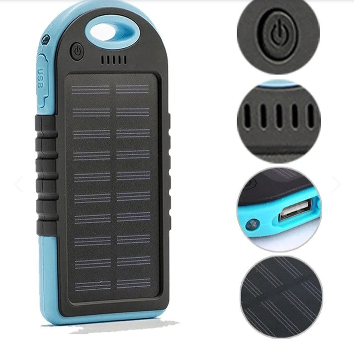 CARGADOR SOLAR USB (POWER BANK)