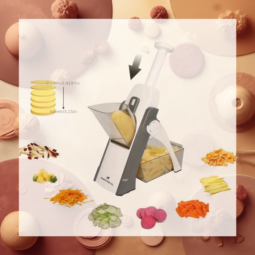 CORTADOR RALLADOR DE VERDURAS Y FRUTAS