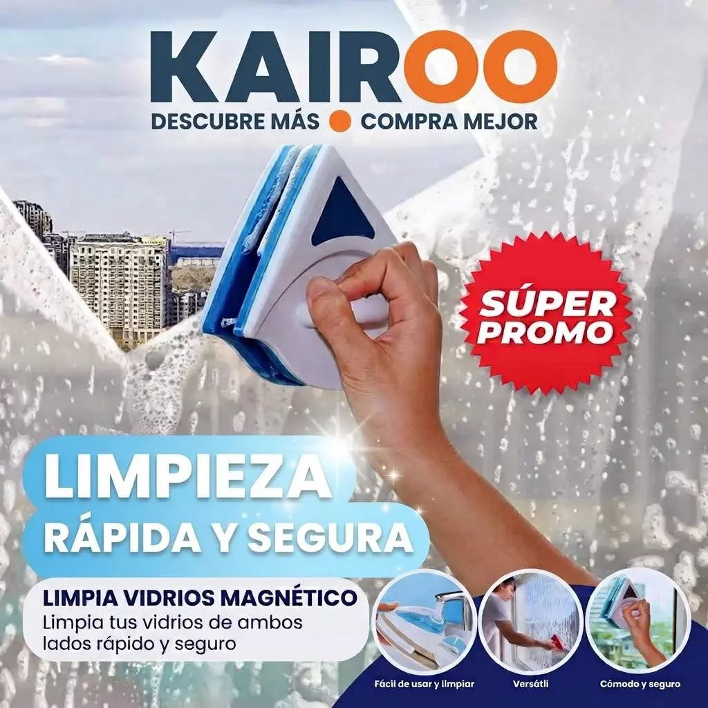 LIMPIADOR MAGNÉTICO DE VIDRIOS